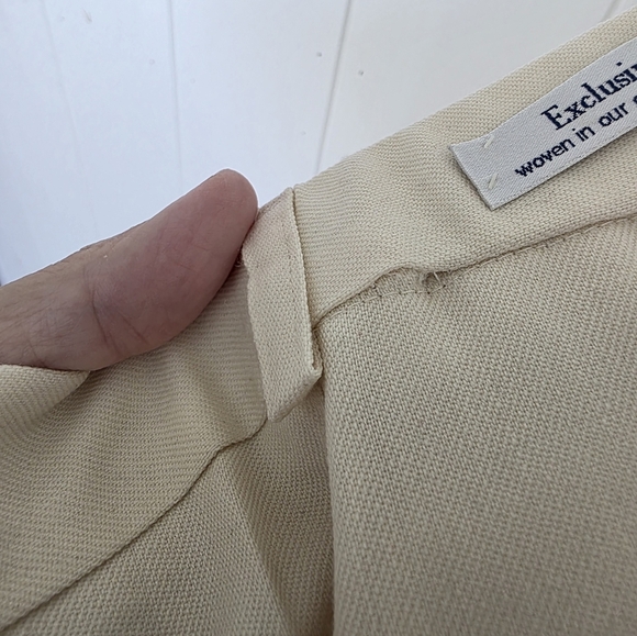 NWT Pendleton Petite Cream Virgin Wool Career Essentials slacks Size 16 16p - Picture 7 of 7